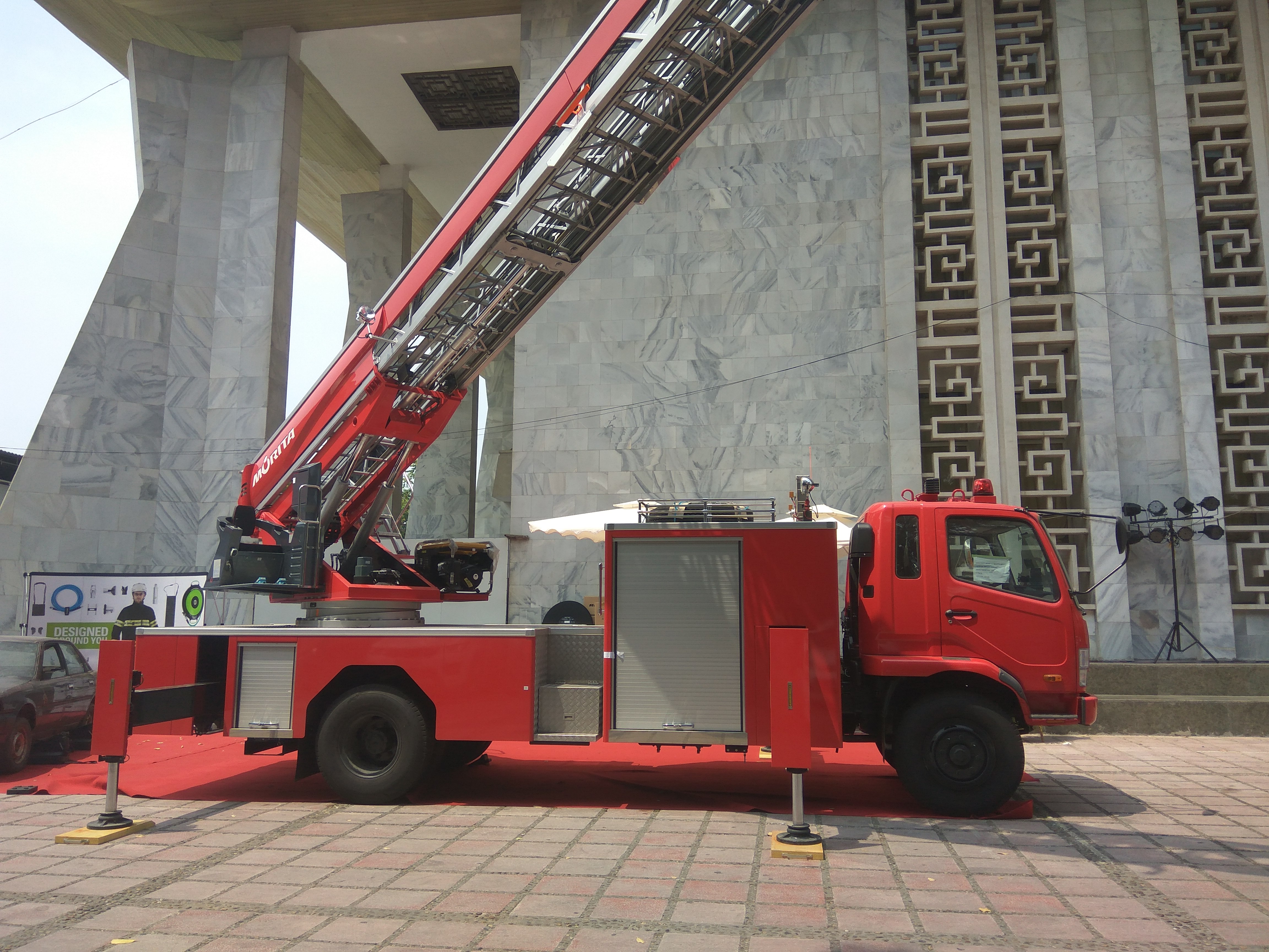 Triển lãm thiết bị PCCC tại cung văn hóa hữu nghị Việt Xô