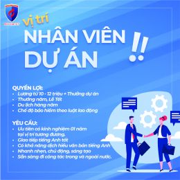 Pccc247.vn - Tuyển dụng NHÂN VIÊN DỰ ÁN - Tháng 3/2024