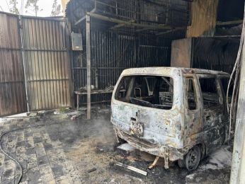 Cháy gara sửa chữa ô tô tại Đan Phượng (Hà NộI)