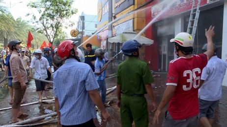 Xác định nguyên nhân bước đầu dẫn đến cháy cửa hàng xe máy ở Cà Mau