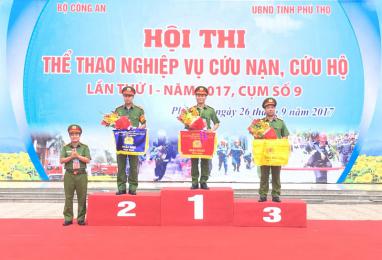 Hội thao PC 2017: Công an tỉnh Hòa Bình đạt giải nhất tại cụm số 9