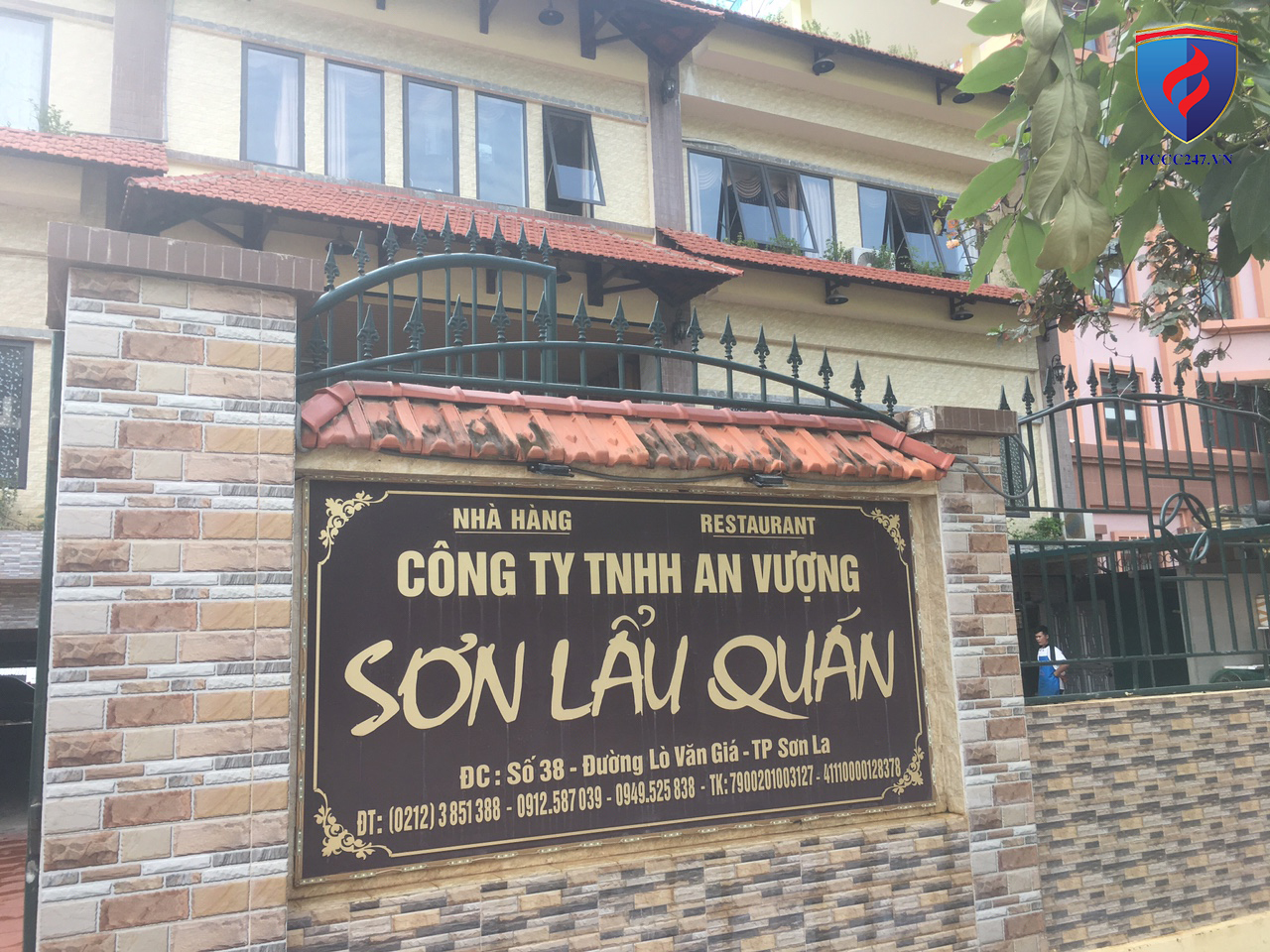 Thi công hệ thống pccc tại Nhà hàng Lẩu Sơn Quán
