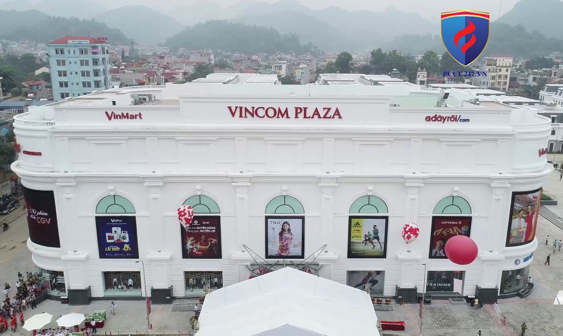 Thi công hệ thống pccc tại TTTM Vincom 