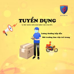 Tuyển nhân viên kho kiêm vận chuyển