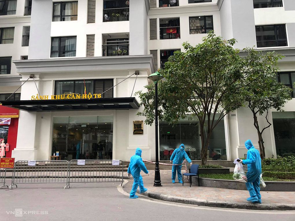 29.01.2021: Cách ly tòa nhà T6 khu đô thị Times City