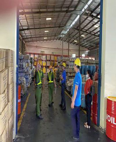 CATP Thủ Đức kiểm tra an toàn PCCC tại Khu công nghiệp Bình Chiểu