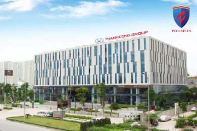 Thi công hút khói và hệ thống chữa cháy khí phòng sơn tại Thành Công Group 987 Tam Trinh 