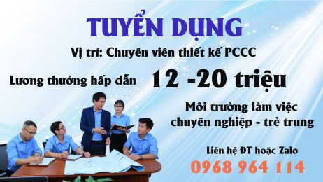 Pccc247.vn tuyển dụng Nhân Viên Thiết Kế PCCC