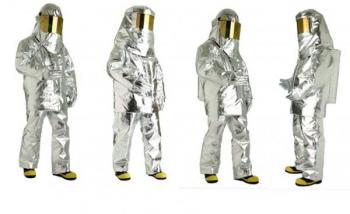 Quần áo chống cháy tráng nhôm 